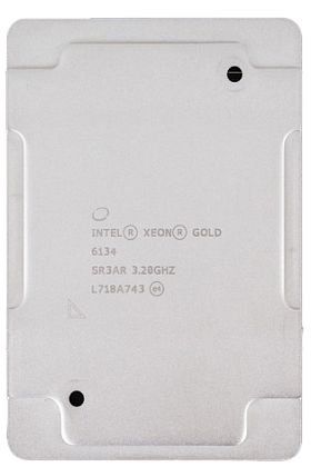 Процессор Intel Xeon Gold 6134 (8/16 3,2Ghz-3,7GHz 24,75MB) FCLGA3647